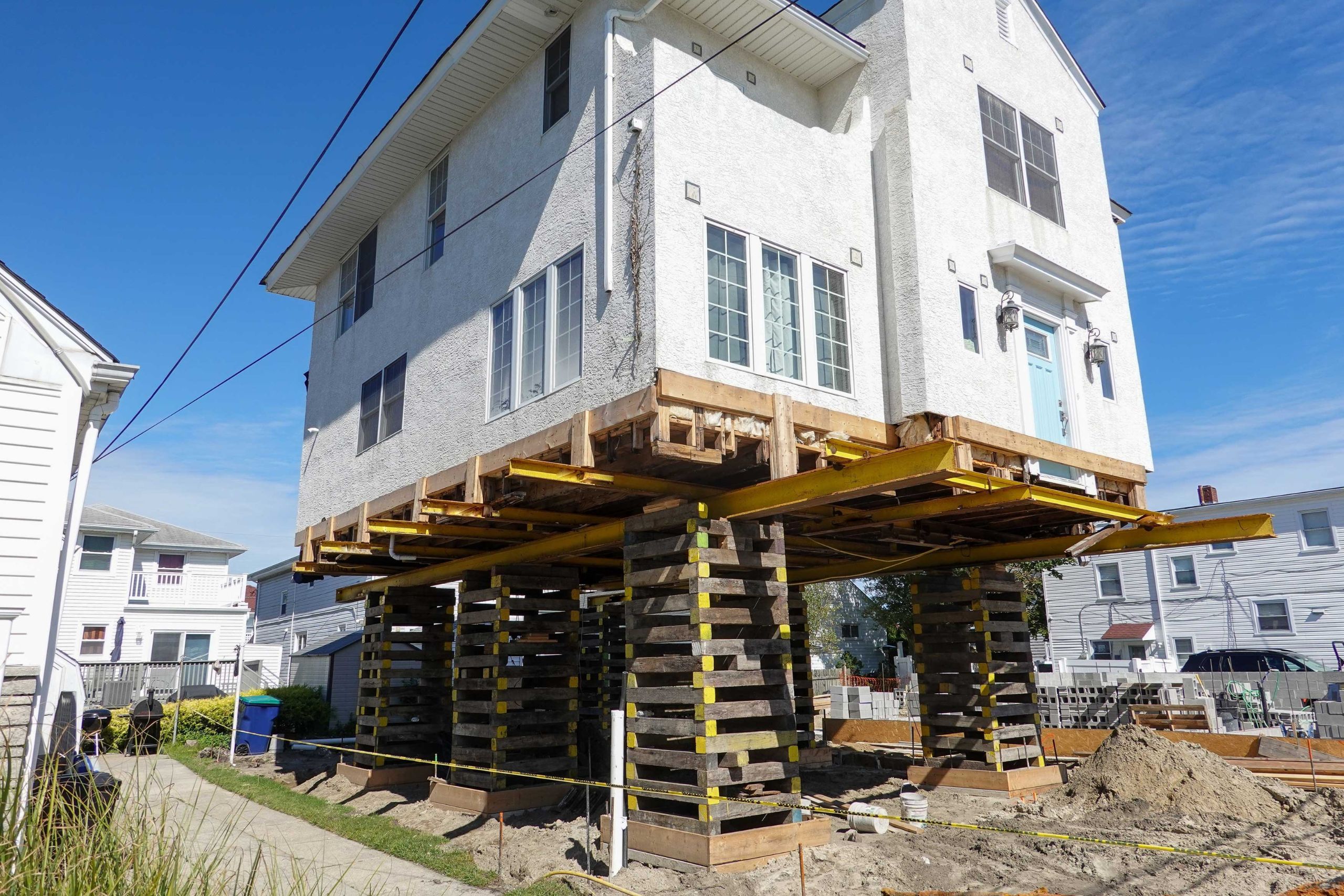 Located in Springfield, Massachusetts, we are a company that specializes in house lifting, small distance house moving, piles and foundations.